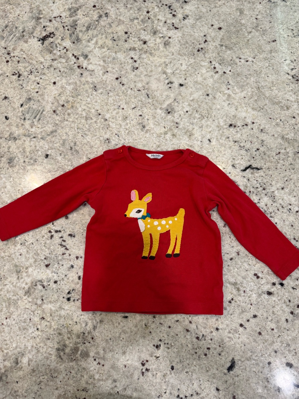 Baby Boden Christmas Reindeer Top